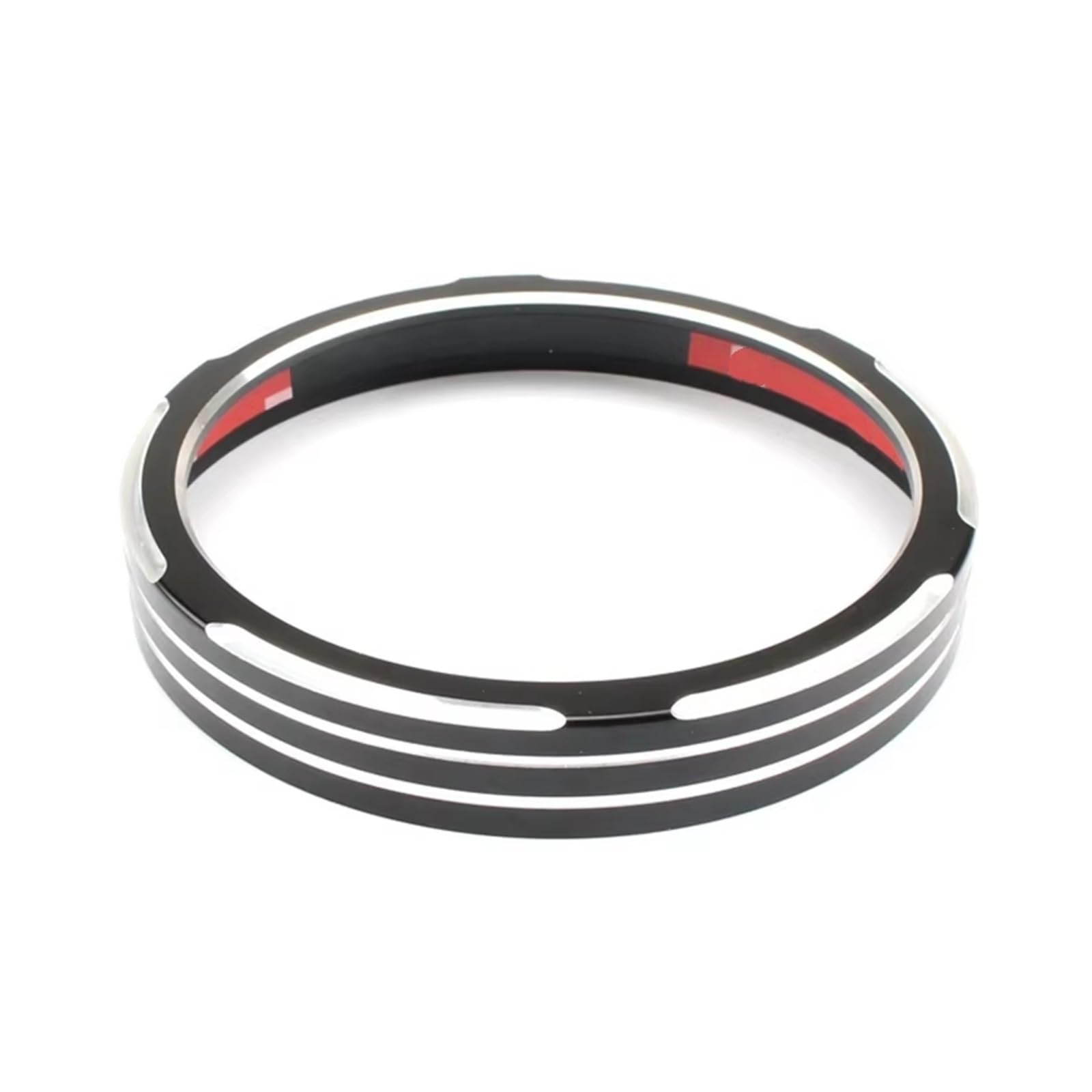 ZXYIWSDF Motorrad-Instrumentenrahmen Kompatibel Mit Sportster Für 883 1200 XL XR Für Iron Für Dyna Für Stree Für Bob Low Für Rider Motorrad, Schwarze Tachoblende(Silver+Black) von ZXYIWSDF