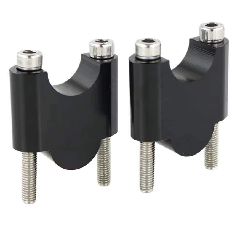 ZXYIWSDF Motorrad Lenkererhöhung Kompatibel Mit Suzuki Für DR 250 1982–1989 Für DR 350 1990–1998 7/8 Zoll 22 Mm Lenker Fat Bar Riser Montage Riser Motorrad Aluminium(Black,40mm) von ZXYIWSDF