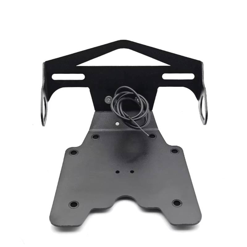 ZXYIWSDF Motorrad Nummernschildhalter Kompatibel Mit Für XTZ700 Für Tenere 2019 2020 2021 2022 Motorrad-Kennzeichenhalter, Ersatz Für Motorrad-Kennzeichenrahmen(Black NOLOGO) von ZXYIWSDF