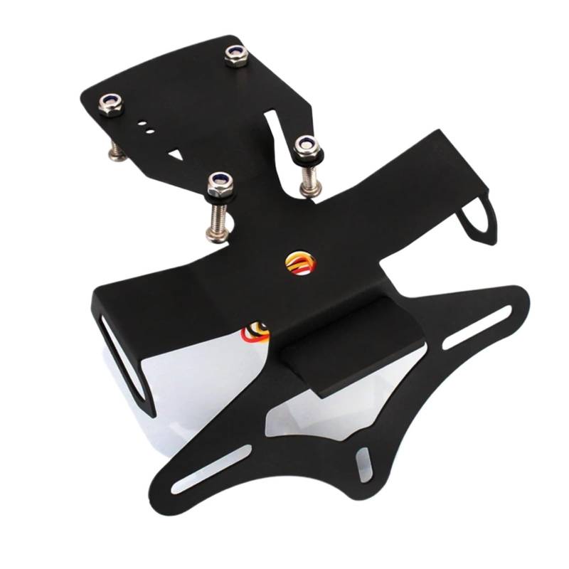 ZXYIWSDF Motorrad Nummernschildhalter Kompatibel Mit Für Z900 2017 2018 2019 2021 2022 2023 Motorradzubehör Tail Tidy Kennzeichenhalter Eliminator(Black) von ZXYIWSDF
