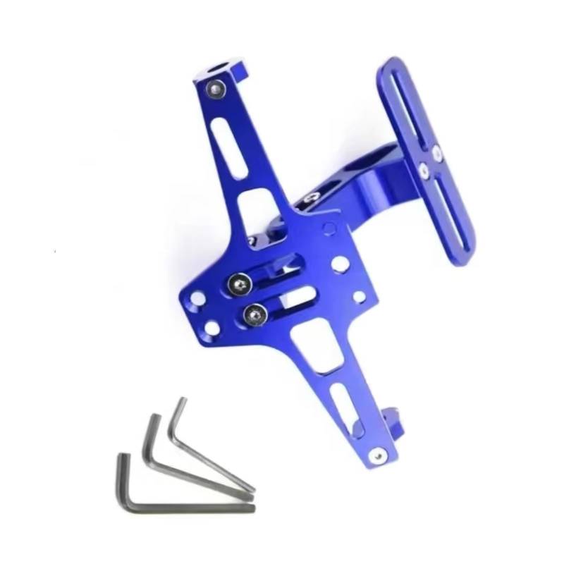 ZXYIWSDF Motorrad Nummernschildhalter Kompatibel Mit Ninja1000 Für KX 65/80/85/100/500 Für KX250F/KX450F Motorrad-Eliminator-Kennzeichenhalter(Blue) von ZXYIWSDF