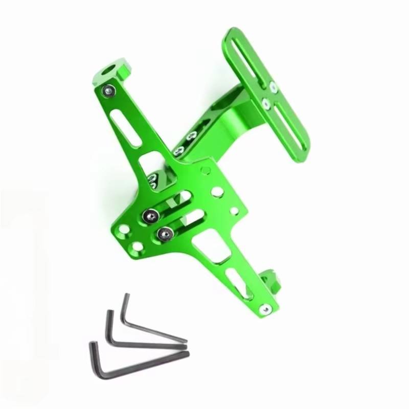 ZXYIWSDF Motorrad Nummernschildhalter Kompatibel Mit Ninja1000 Für KX 65/80/85/100/500 Für KX250F/KX450F Motorrad-Eliminator-Kennzeichenhalter(Green) von ZXYIWSDF