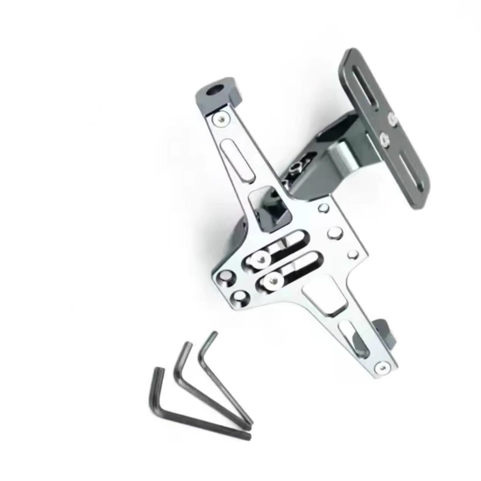 ZXYIWSDF Motorrad Nummernschildhalter Kompatibel Mit Ninja1000 Für KX 65/80/85/100/500 Für KX250F/KX450F Motorrad-Eliminator-Kennzeichenhalter(Silver) von ZXYIWSDF