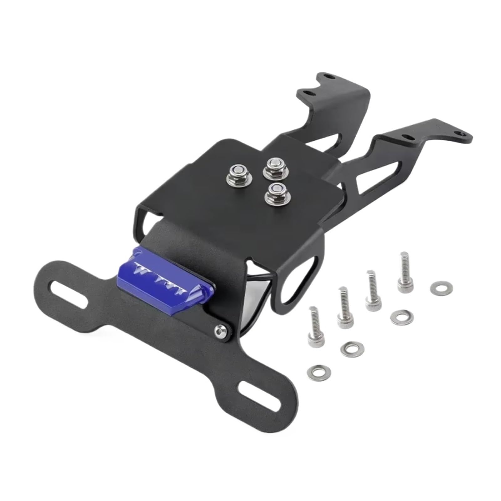 ZXYIWSDF Motorrad Nummernschildhalter Kompatibel Mit Yamaha Für FJ-09 2015 2016 2017 Motorrad Tail Tidy Eliminator Licht Kennzeichenhalter Signal Kennzeichenrahmen(Holder Blue) von ZXYIWSDF