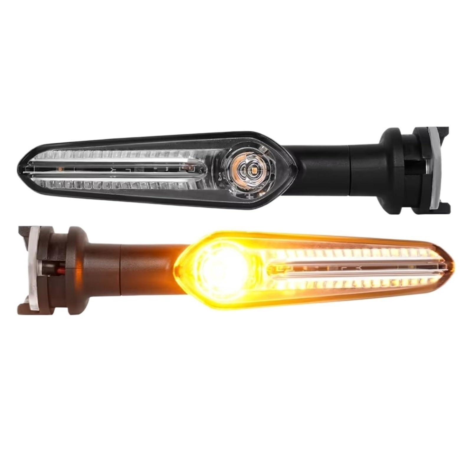 ZXYIWSDF Motorrad Nummernschildhalter Kompatibel Mit Yamaha Für FZ-07 2013-on Motorrad Elektrofahrzeug Modifikation Zubehör Motorrad Kennzeichenhalter(Turn Signal Light) von ZXYIWSDF