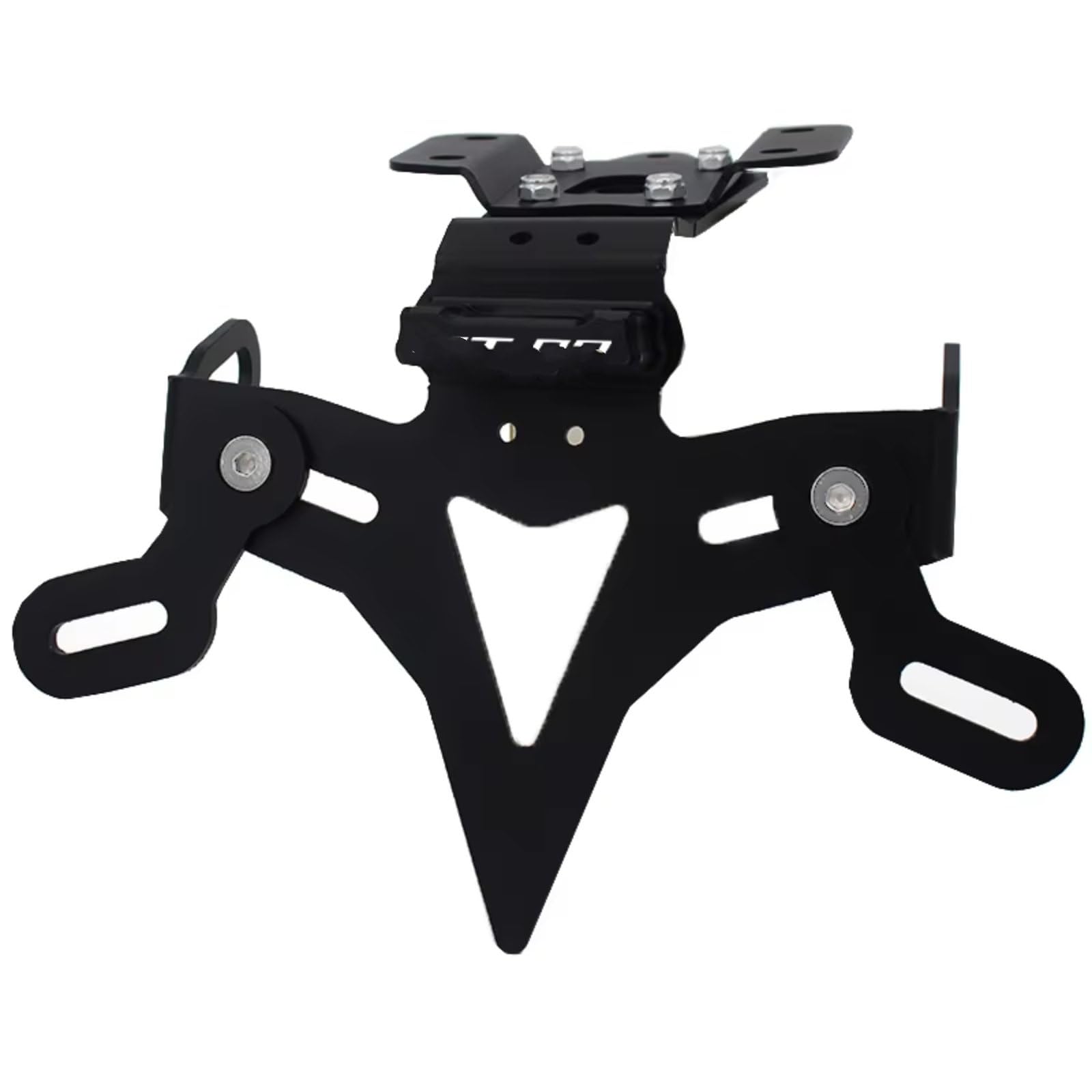 ZXYIWSDF Motorrad Nummernschildhalter Kompatibel Mit Yamaha Für FZ-07 2018 2019 2020 2021 2022 2023 Motorrad Kennzeichenhalter Vorne Und Hinten Motorrad Kennzeichenhalter(B) von ZXYIWSDF