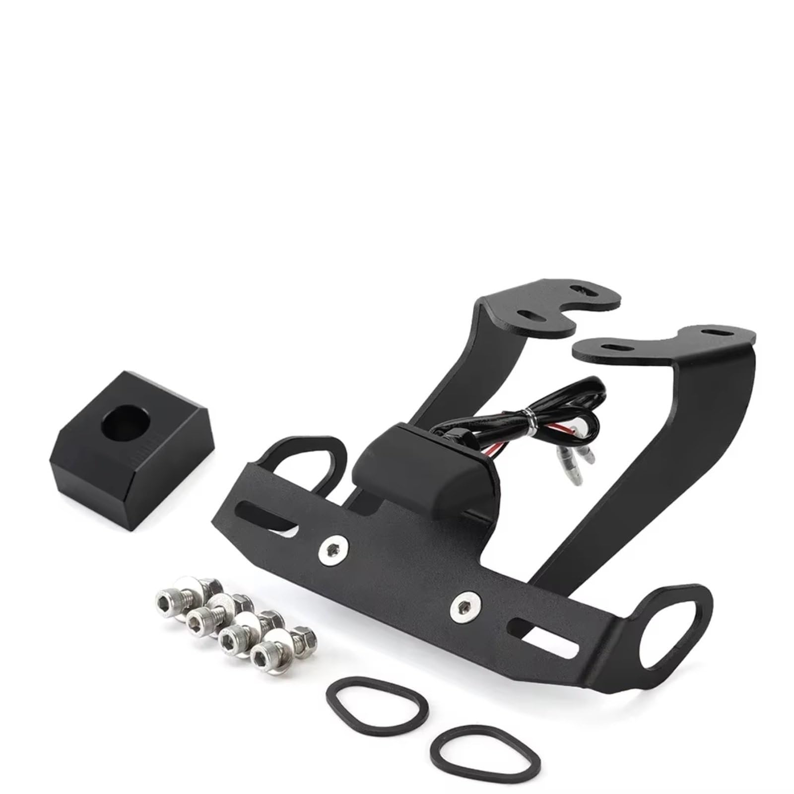 ZXYIWSDF Motorrad Nummernschildhalter Kompatibel Mit Yamaha Für MT-09/SP Für FZ-09 2017 2018 2019 2020 Motorrad-Kennzeichenhalter Tail Tidy Eliminator(One Set) von ZXYIWSDF