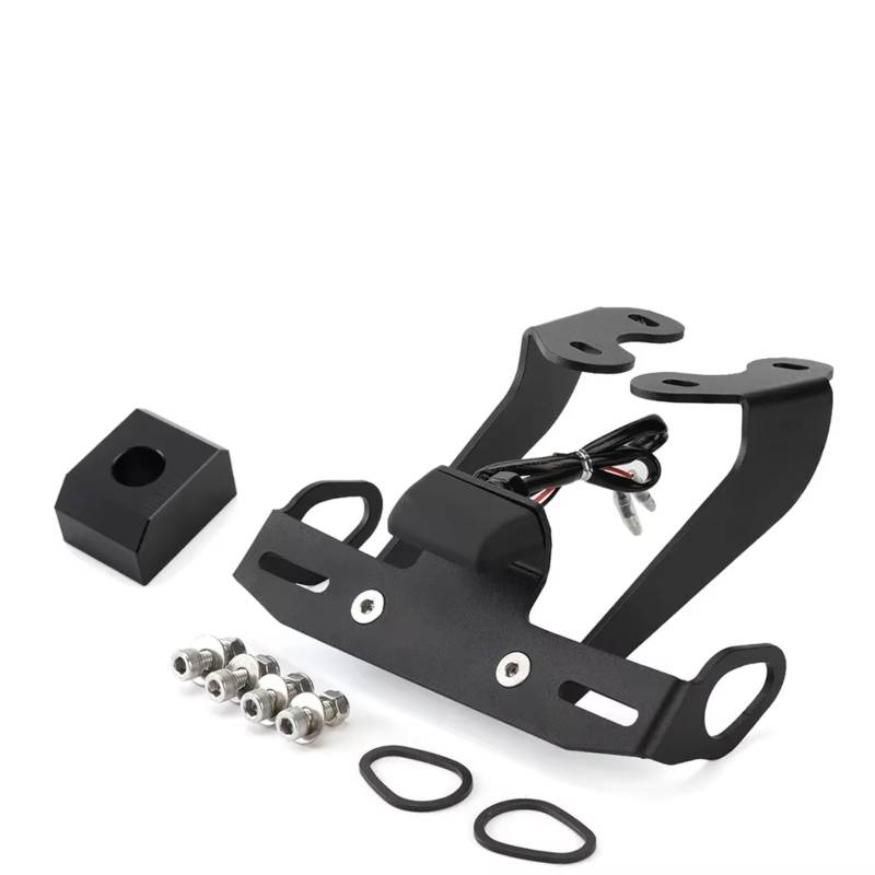 ZXYIWSDF Motorrad Nummernschildhalter Kompatibel Mit Yamaha Für MT-09/SP Für FZ-09 2017 2018 2019 2020 Motorrad-Kennzeichenhalter Tail Tidy Eliminator(One Set) von ZXYIWSDF