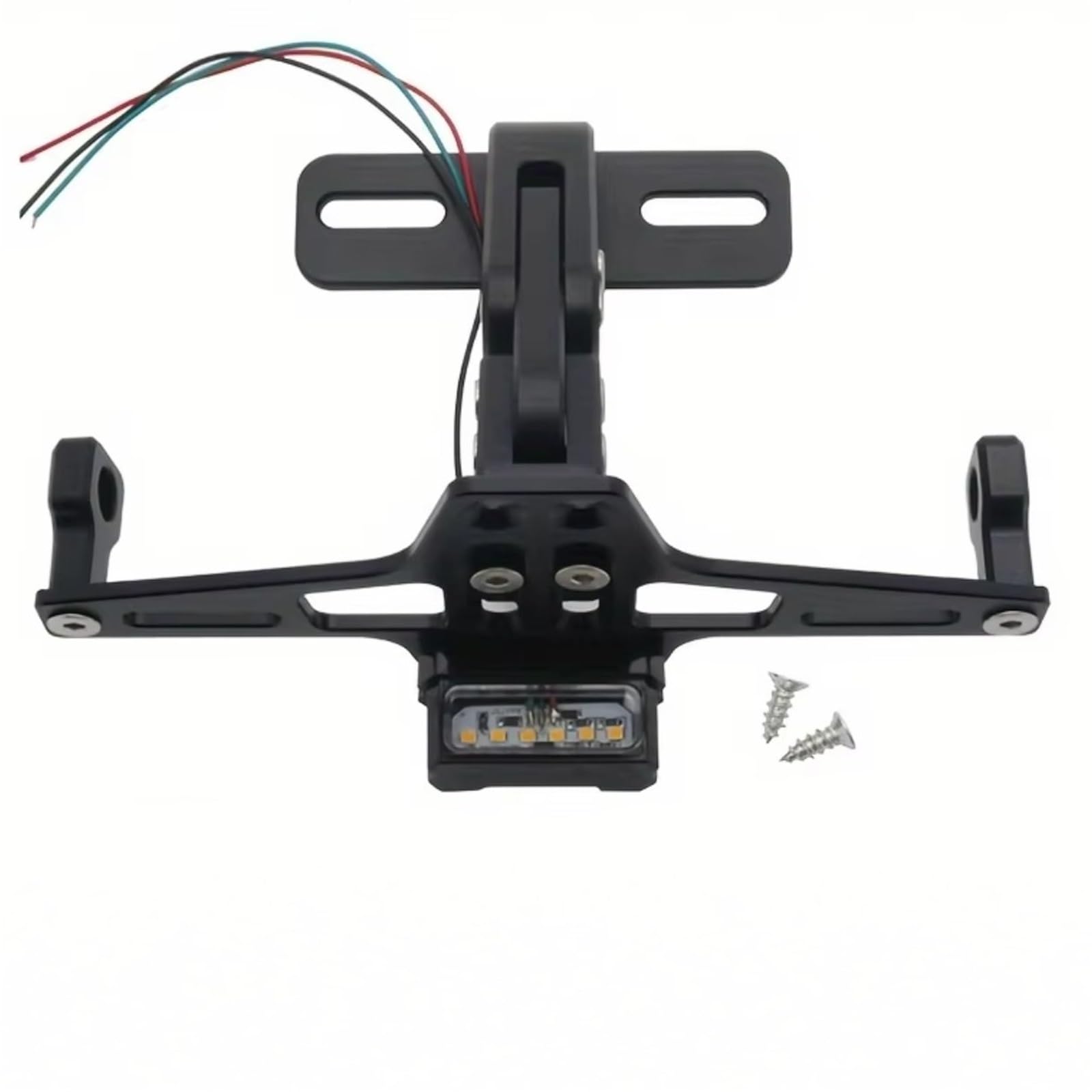 ZXYIWSDF Motorrad Nummernschildhalter Kompatibel Mit Yamaha Für MT01 Für MT07 Für MT10 Für YZF-R3 Für YZF-R6 Für YZF-R7 Für YZFR15 Für R125 Für 600R Motorrad-Kennzeichenhalter(Bracket only) von ZXYIWSDF