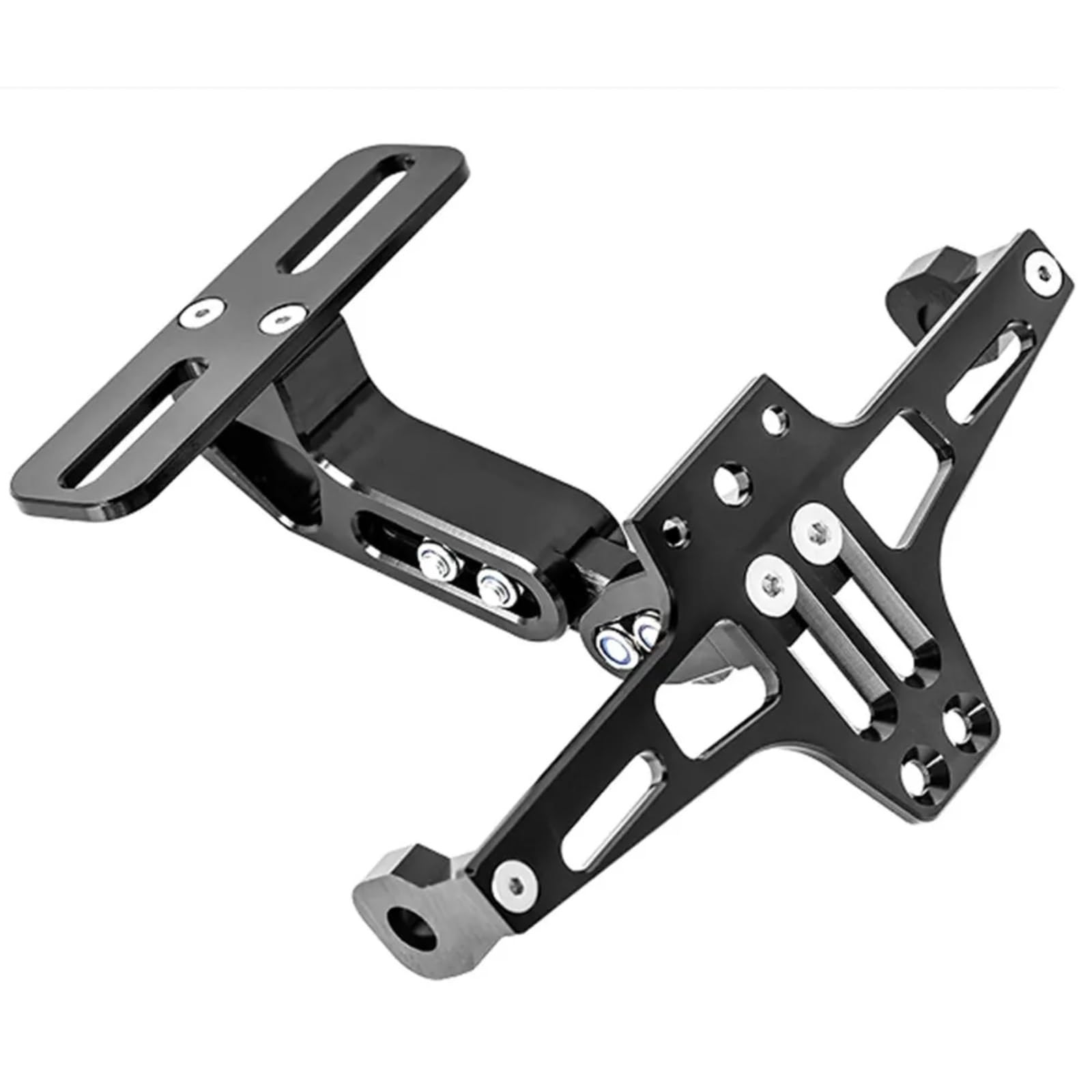 ZXYIWSDF Motorrad Nummernschildhalter Kompatibel Mit Yamaha Für MT01 Für MT07 Für MT10 Für YZF-R3 Für YZF-R6 Für YZF-R7 Für YZFR15 Für R125 Universal-Motorrad-Kennzeichenhalter(Bracket) von ZXYIWSDF