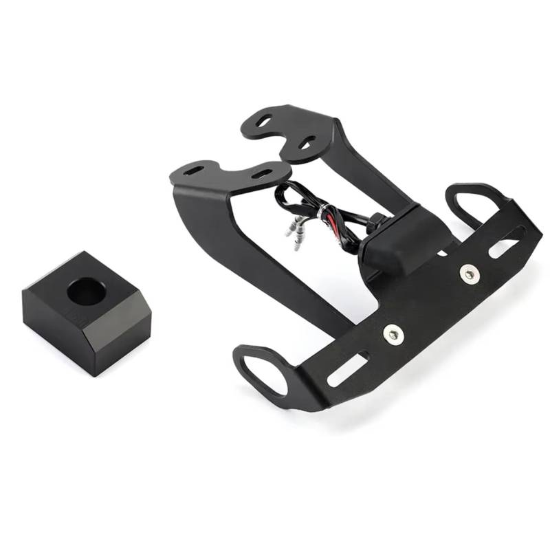 ZXYIWSDF Motorrad Nummernschildhalter Kompatibel Mit Yamaha Für MT09 Für SP 2017 2018 2019 2020 Kennzeichenhalter Heckträger Halterung Halter Halterung(One Set) von ZXYIWSDF