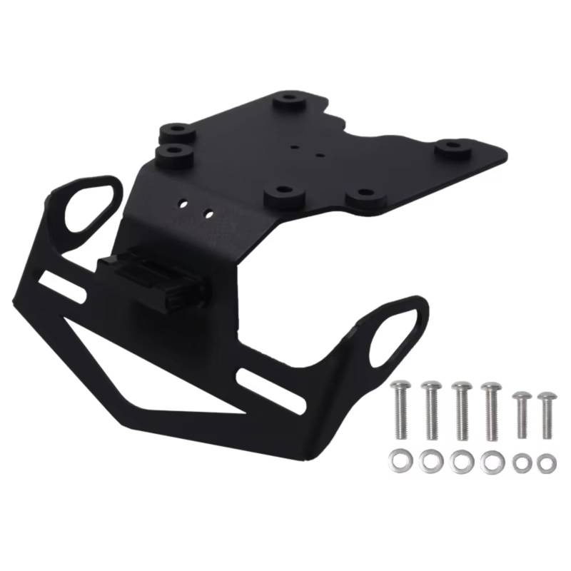 ZXYIWSDF Motorrad Nummernschildhalter Kompatibel Mit Yamaha Für Tenere700 2019 2020 2021 2022 2023 Motorrad-Kennzeichenhalter Hinten, Halterung, Tail Tidy Eliminator(Mark) von ZXYIWSDF