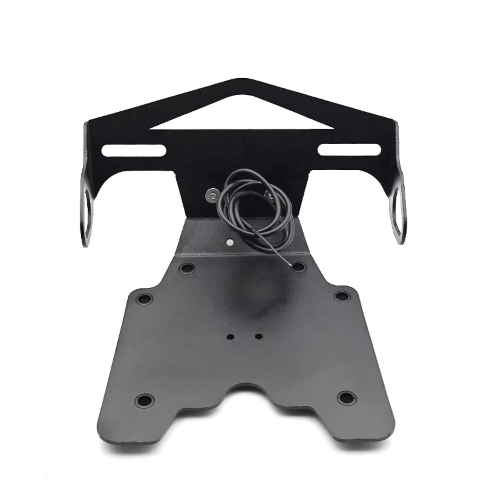 ZXYIWSDF Motorrad Nummernschildhalter Kompatibel Mit Yamaha Für Tenere700 Für T7 Für Rally 2019 2020 2021 2022 Motorrad Eliminator Kennzeichenhalter(Black NOLOGO) von ZXYIWSDF