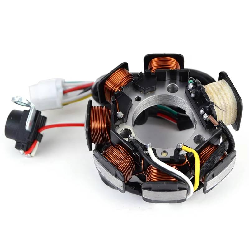 ZXYIWSDF Motorrad Stator Coil Kompatibel Mit Yamaha Für TT-R90 2000 2001 2002 2003 2004 2005 2006 2007 Motorradmotor Generator Magneto Statorspule 5HN-85510-00 von ZXYIWSDF