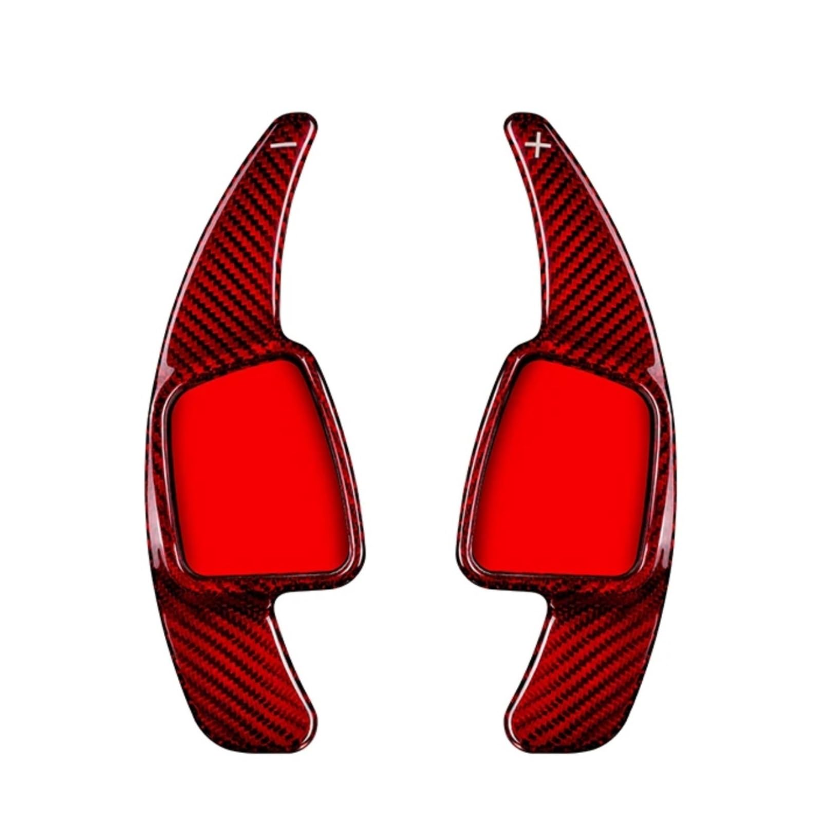 ZXYIWSDF Shift Paddle Kompatibel Mit A1 Für A3 A4 A5 A7 A8 S3 S4 S5 S6 S7 S8 SQ5 Lenkrad Paddle Shifter Verlängerung Autozubehör Paddle Shift D6004(Type C Red) von ZXYIWSDF