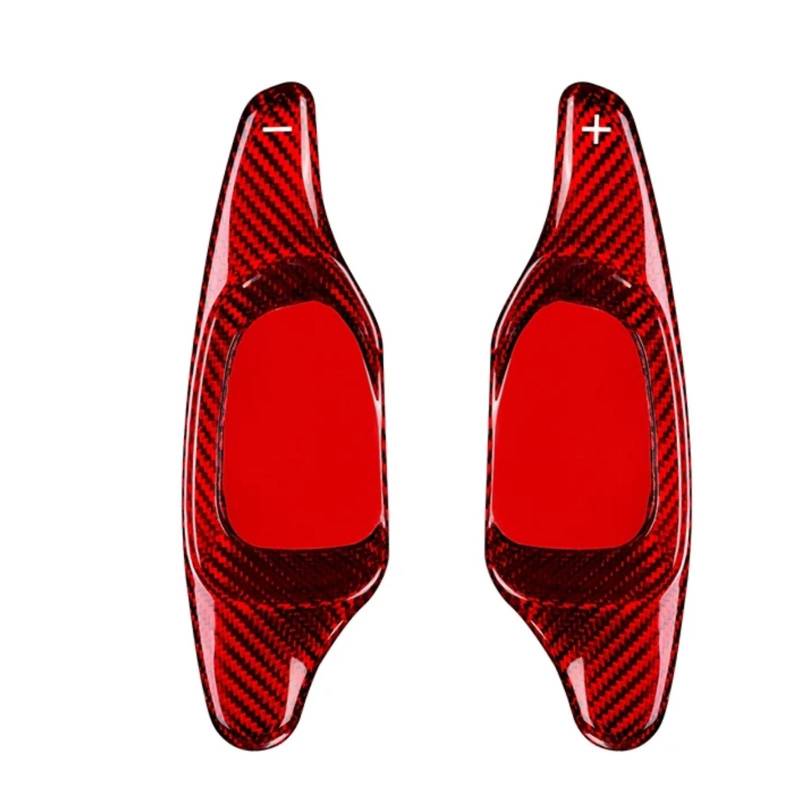 ZXYIWSDF Shift Paddle Kompatibel Mit A1 Für A3 A4 A5 A7 A8 S3 S4 S5 S6 S7 S8 SQ5 Lenkrad Paddle Shifter Verlängerung Autozubehör Paddle Shift D6004(Type D Red) von ZXYIWSDF