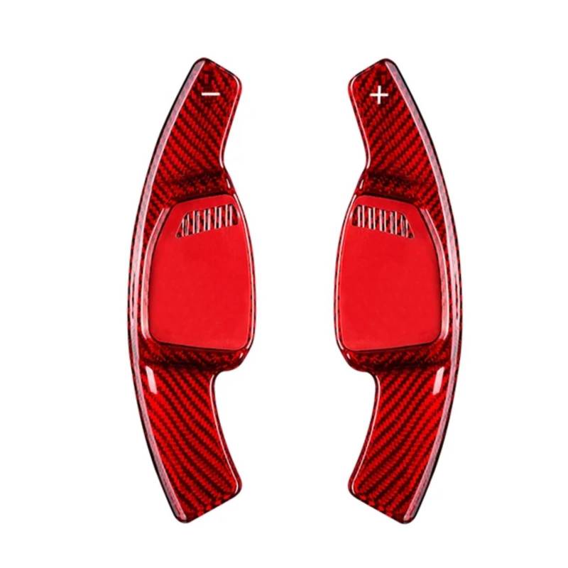 ZXYIWSDF Shift Paddle Kompatibel Mit A1 Für A3 A4 A5 A7 A8 S3 S4 S5 S6 S7 S8 SQ5 Lenkrad Paddle Shifter Verlängerung Autozubehör Paddle Shift D6004(Type G Red) von ZXYIWSDF