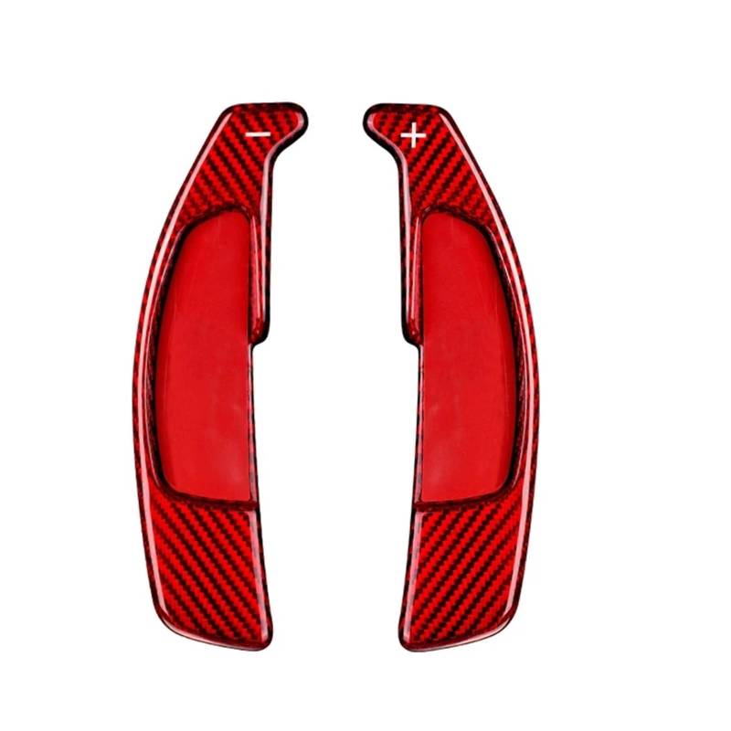 ZXYIWSDF Shift Paddle Kompatibel Mit Benz Für Amg A45 C63 Cla45 Gle Gla CLS Gls W205 W213 Auto-Lenkradverlängerungsschalthebel Paddle Shift D1005(Type C Red) von ZXYIWSDF
