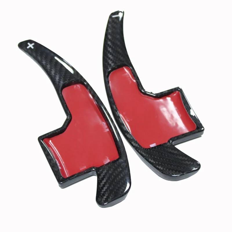 ZXYIWSDF Shift Paddle Kompatibel Mit Ford Für Mustang 2015 2016 2017 2018 2019 2020 Schaltpaddel Lenkrad Schalthebel Paddel Kohlefaserverkleidung 2 Stück von ZXYIWSDF
