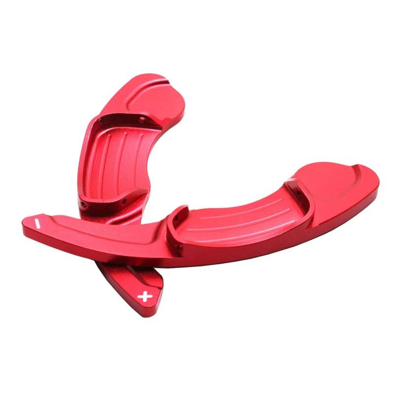 ZXYIWSDF Shift Paddle Kompatibel Mit Ford Für Taurus Für Edge 2015 2016 2017 2018 2019 Lenkrad Paddle Shift Aluminium Extension Shifter Extension Zubehör(Red) von ZXYIWSDF