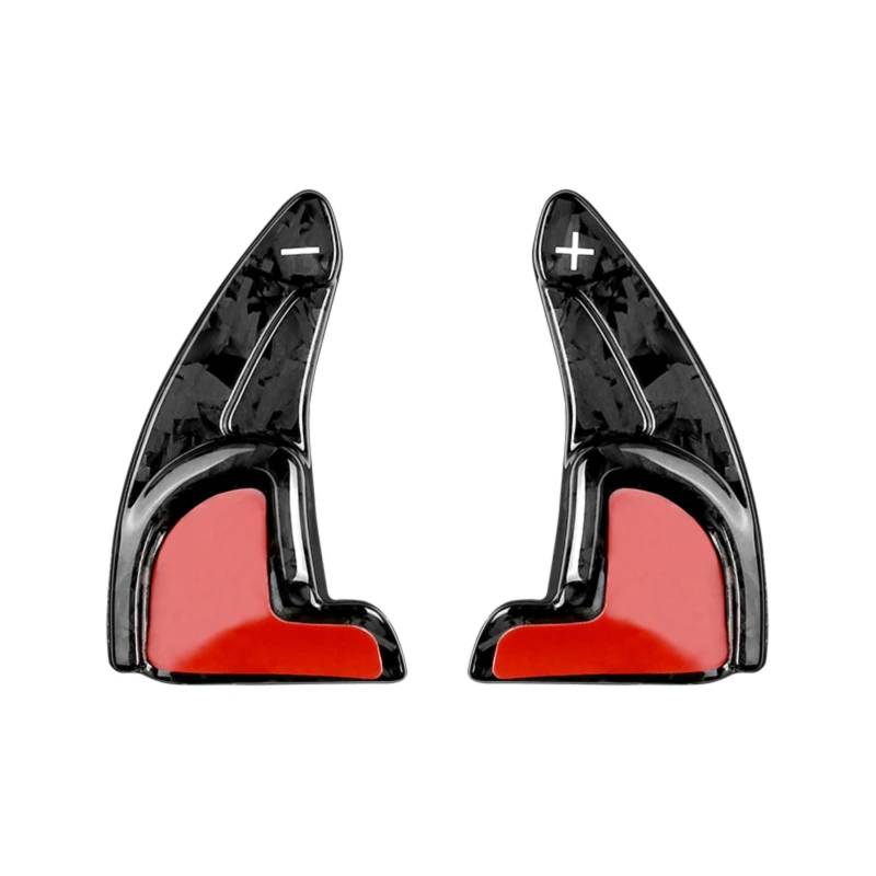 ZXYIWSDF Shift Paddle Kompatibel Mit Jeep Für Cherokee D0303 Carbon Fiber Paddle Shift Auto Lenkrad Paddle Shift Shift Paddle Extension Zubehör(Forged Carbon) von ZXYIWSDF