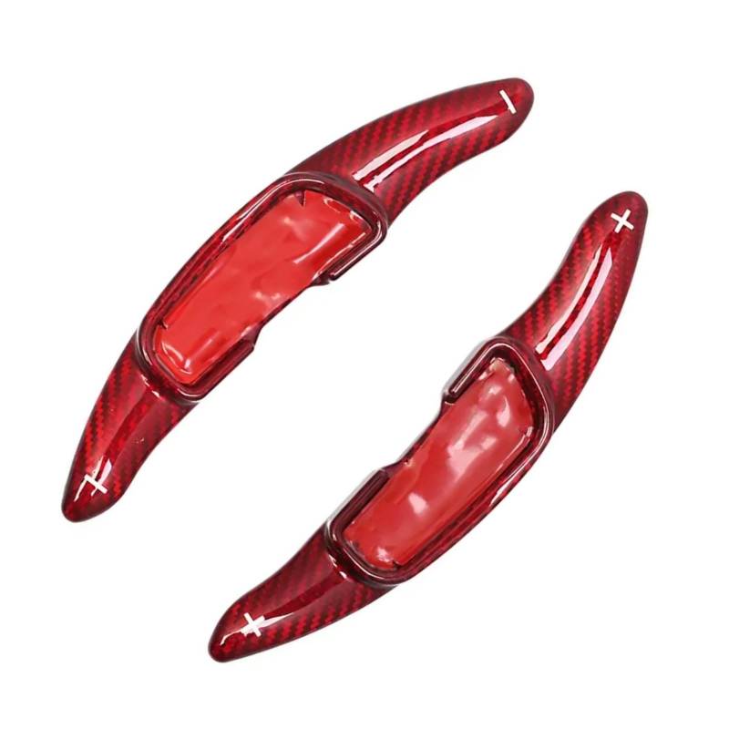 ZXYIWSDF Shift Paddle Kompatibel Mit Mazda Für CX-4 2013 Für CX-5 2016 2017 2018 Lenkrad Carbon Fiber Paddle Paddle Shift Shifter Extension JS-161(Red) von ZXYIWSDF
