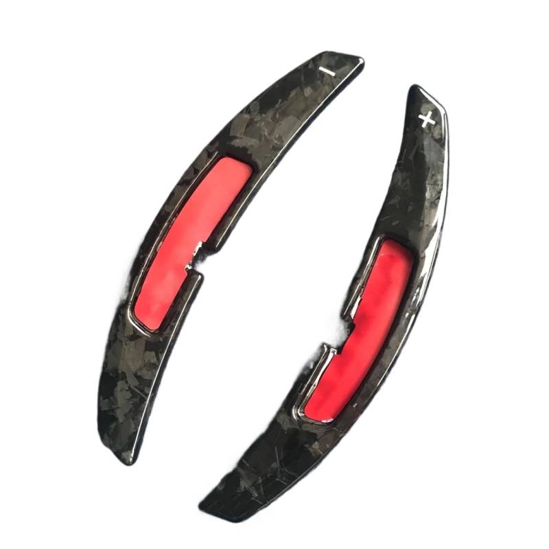 ZXYIWSDF Shift Paddle Kompatibel Mit Porsche 911 Für Cayenne 992 Für Panamera 2021 Carbonfaser-Lenkrad-Paddelschaltverlängerungsteile D6031(Forged Carbon) von ZXYIWSDF