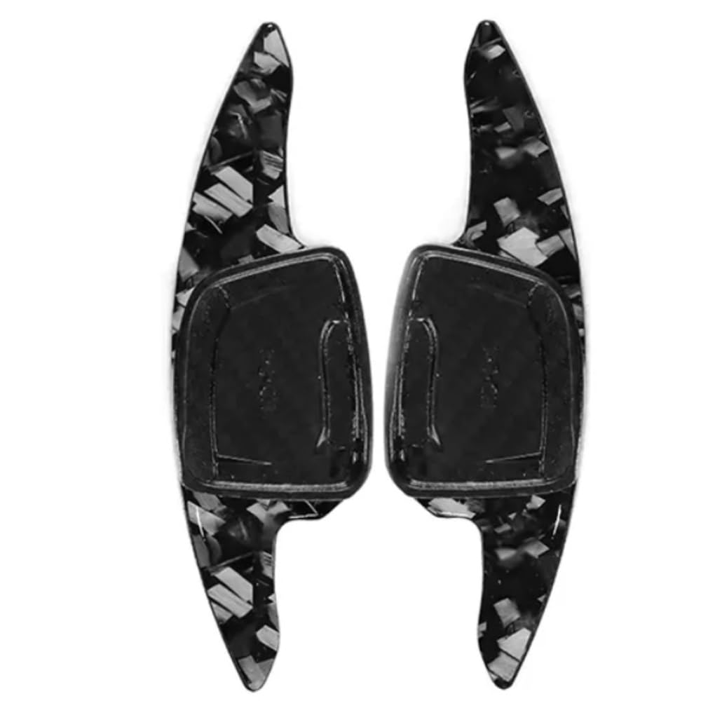 ZXYIWSDF Shift Paddle Kompatibel Mit Q3 Für Q7 A1 A6 C8 A7 A8 S6 S7 2019 2020 2021 2022 2023 Auto-Lenkrad-Shift-Shifter-Paddel-Verlängerungsteile(Forged Pattern) von ZXYIWSDF