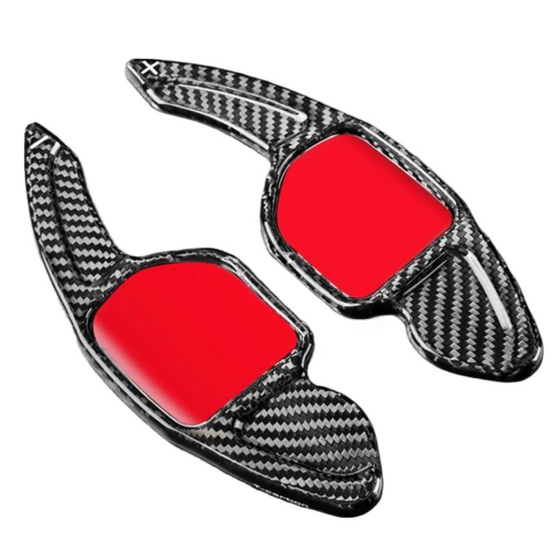 ZXYIWSDF Shift Paddle Kompatibel Mit Seat Für Ibiza Für Fr 2018 2019 2020 2021 2022 Carbon Fiber Lenkrad Paddle Shift Shifter Verlängerung BP000G(Black Carbon) von ZXYIWSDF