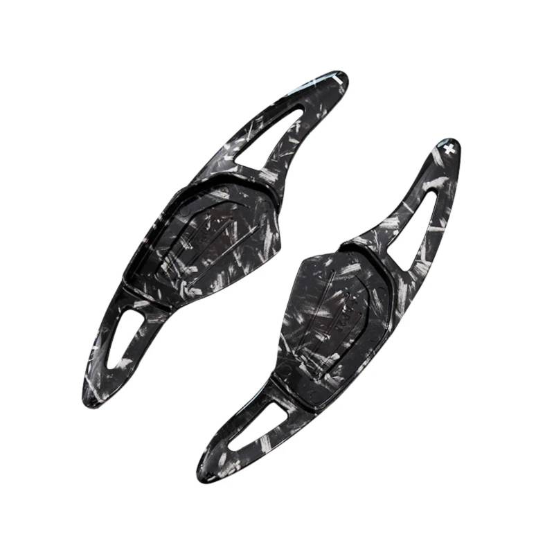 ZXYIWSDF Shift Paddle Kompatibel Mit Skoda Für Octavia Für A8 Mk4 Rs VRS 2020 2021 2022 2023 Auto-Lenkrad-Schaltpaddel-Verlängerung Schalthebel Zubehör AP28(Satin Black) von ZXYIWSDF
