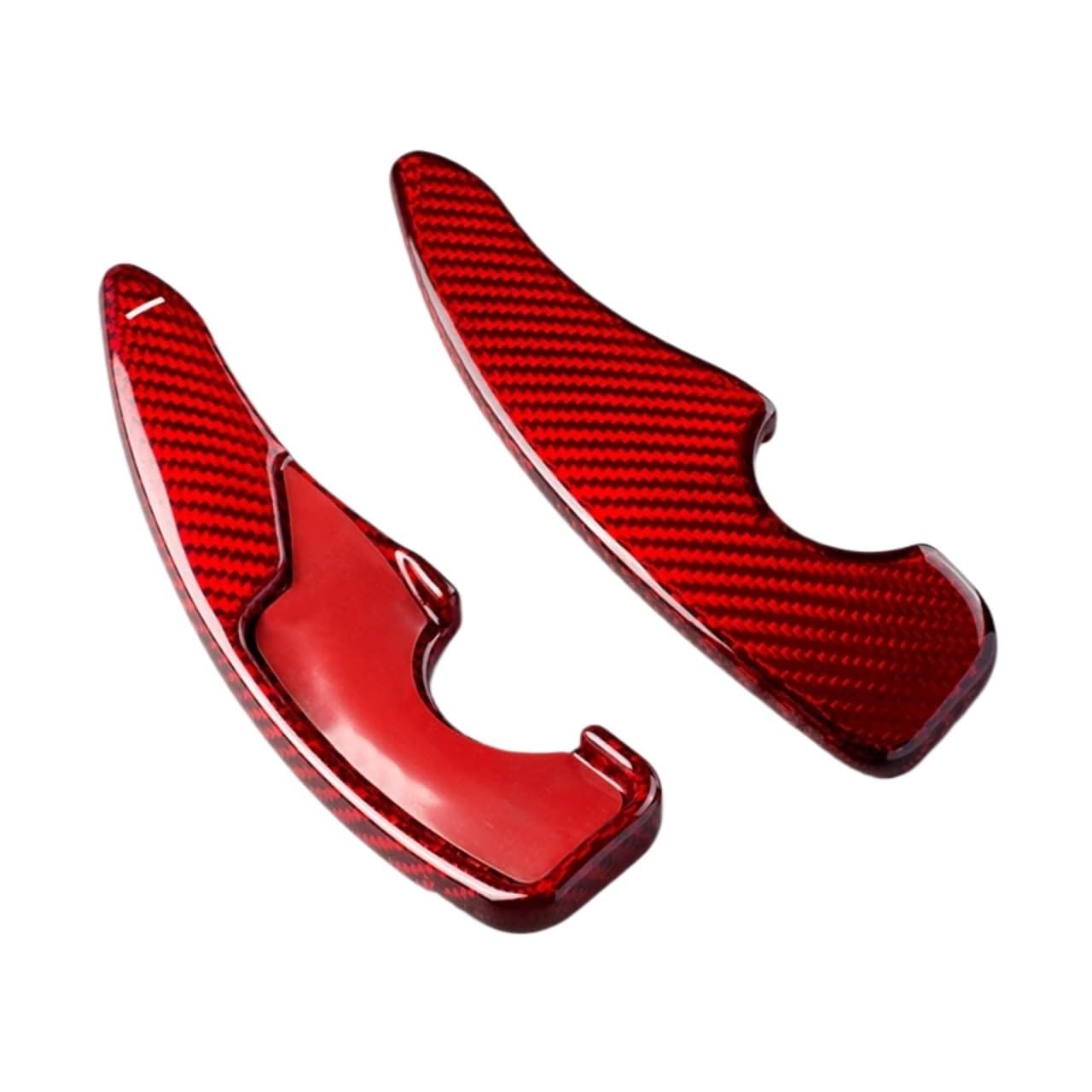 ZXYIWSDF Shift Paddle Kompatibel Mit Subaru Für BRZ 2017 2018 2019 2020 2021 2022 Auto Carbon Fiber Lenkrad Paddle Shift Zubehör DBPR(Red) von ZXYIWSDF