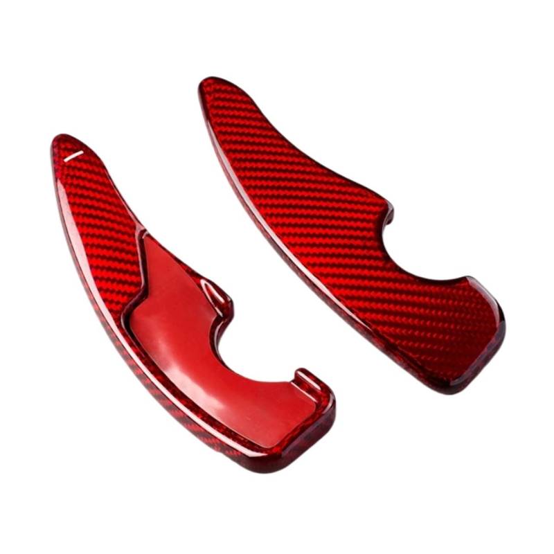 ZXYIWSDF Shift Paddle Kompatibel Mit Subaru Für BRZ 2017 2018 2019 2020 2021 2022 Auto Carbon Fiber Lenkrad Paddle Shift Zubehör DBPR(Red) von ZXYIWSDF