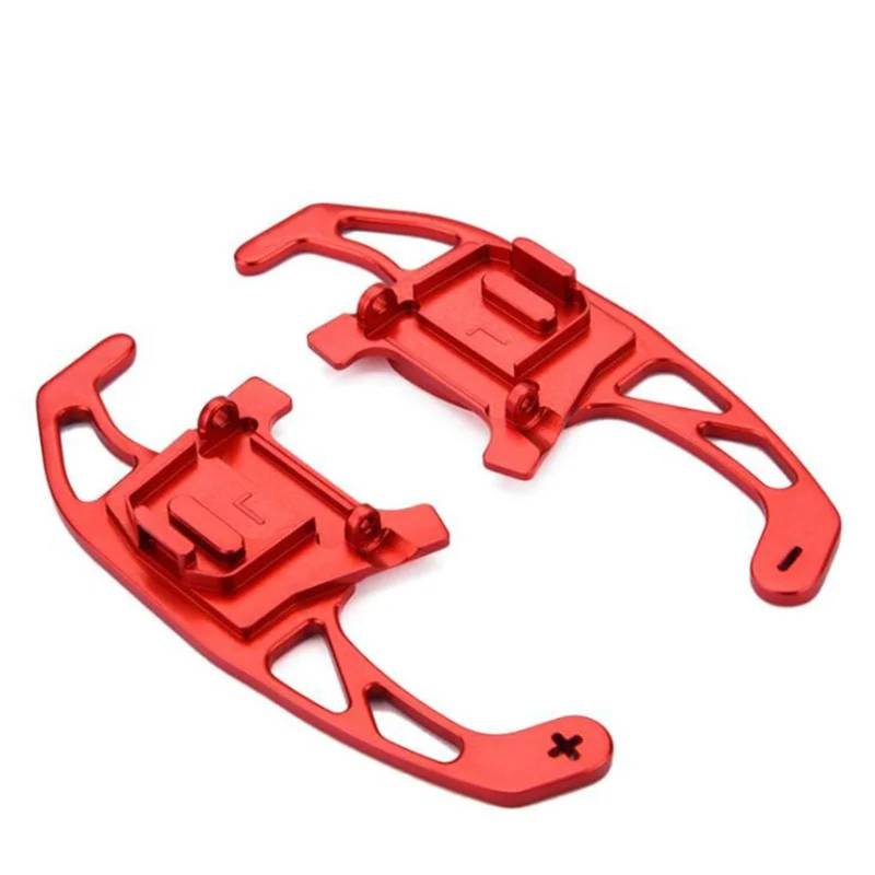 ZXYIWSDF Shift Paddle Kompatibel Mit Vw Für Polo 6c Für GTI 1.8t 2015 2016 2017 2018 2019 Auto-Lenkrad-Paddel-Schalthebel(Red) von ZXYIWSDF