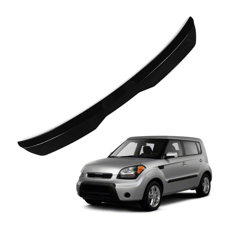 Auto Heckspoiler für Kia Soul 2009 2010 2011 2012 2013 2014 2015, Heckflügel Autospoiler, Autodach Spoiler, Kofferraumspoile, Kratzfeste Auto Modifikation Zubehör,A Black von ZXZFDC