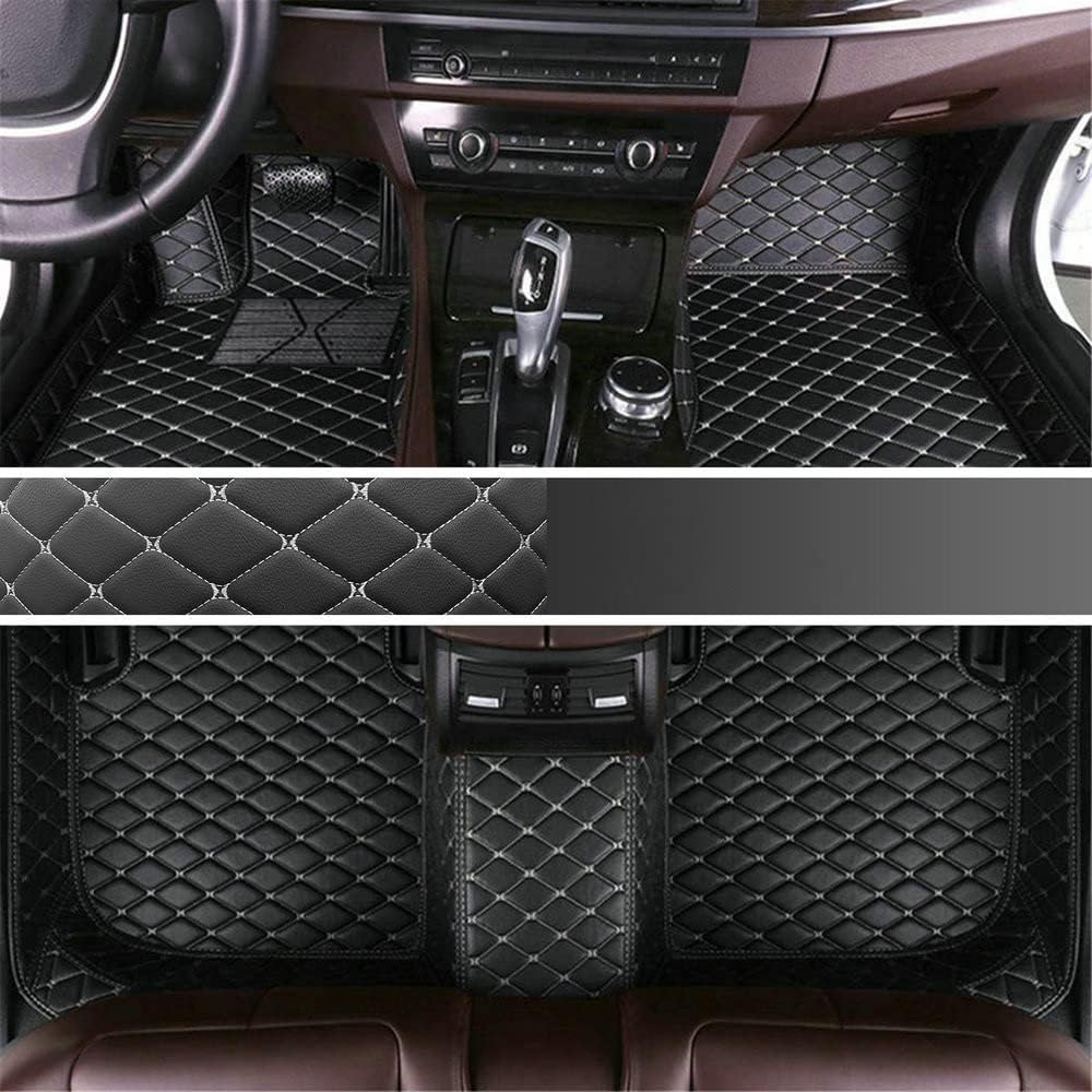 Auto Fußmatten für VW Sharan 6seats 2016+,Nach Maß Leder Teppich Automatten Wasserdicht rutschfest und einfach zu reinigen Matten Teppiche,A von ZYAURA