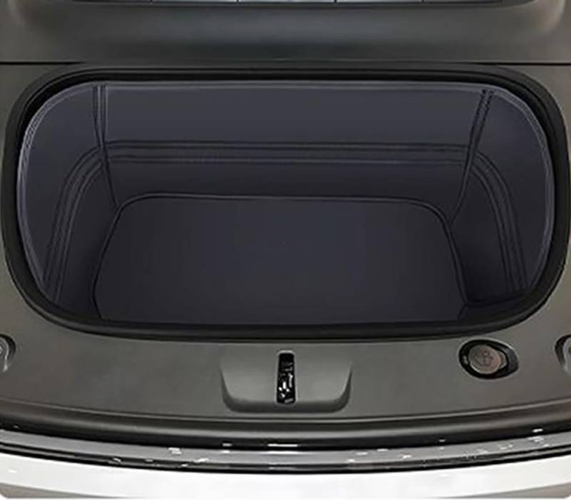 Vollständige Abdeckung Frunk Mat & Rear Lower Trunk Storage & Inner Storage Mat for Tesla Model Y 2025-2026 (Juniper Update) - Full Coverage, Non-Slip, Easy Clean(Black) von ZYCHUANGYING