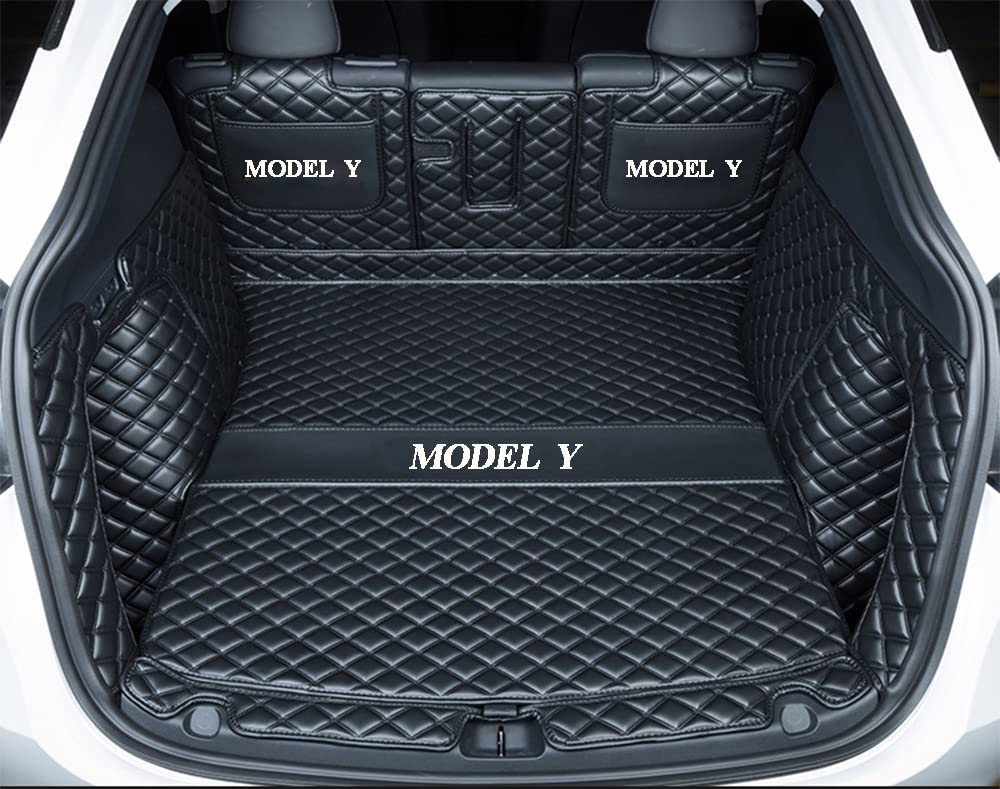 ZYCHUANGYING Fit Tesla Model Y Kofferraummatte Cargo Mat Dog Cover Mat 2020 2021 2022 Tesla Model Y 5-Sitzer Auto Trunk Liner ZYCHUANGYING Fit Tesla Model Y Kofferraummatte Cargo Mat Dog Cover Mat 2020 2021 2022 Tesla Model Y 5-Sitzer Auto Trunk Liner von ZYCHUANGYING