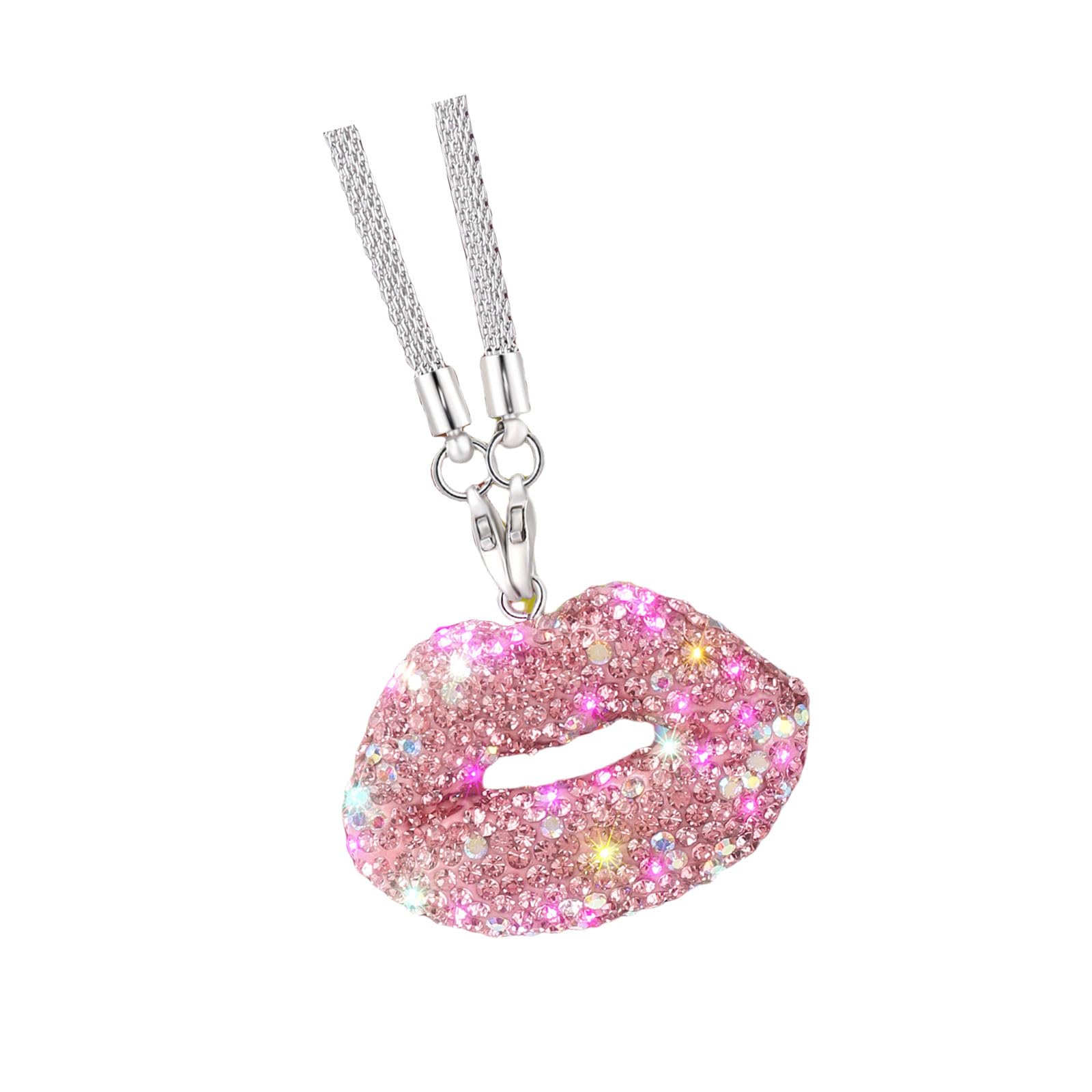 Aufregende Lippenkristallauto Rückblick Gla Ornament Stilvolle Hängende Anhänger Mode Auto Ornament Bunt Für Frauen Aufregende Lippenkristallauto Rückblick Gla Ornament Stilvolle Hängende Anhänger Mode Auto Ornament Bunt Für Frauen von ZYKEJJDDAK