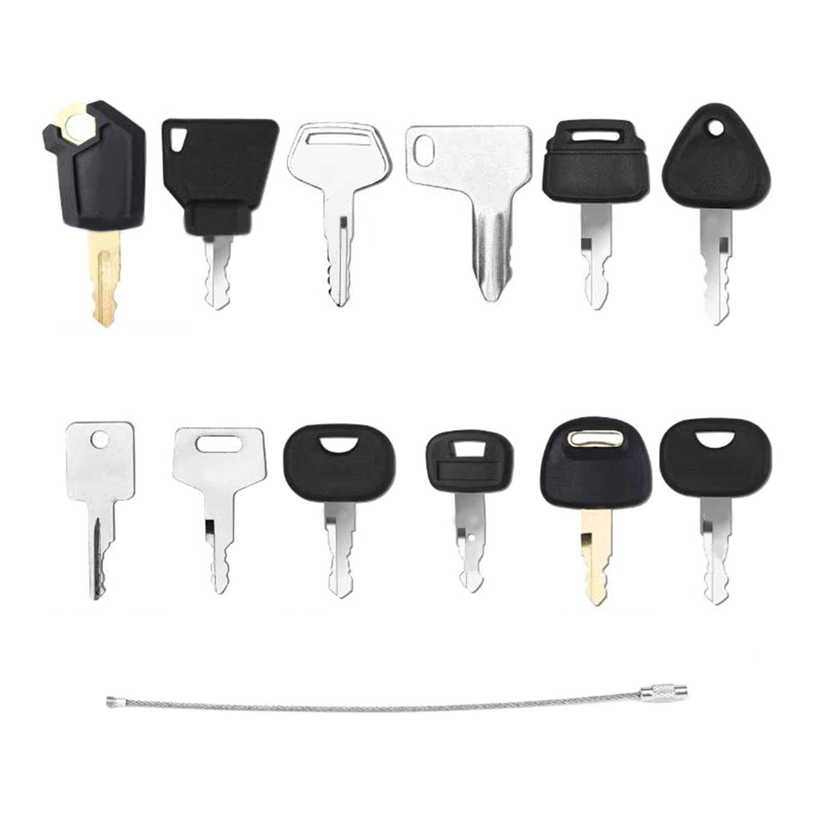 ZYKEJJDDAK 12pcs Zündschlüssel Ersatz Ersatz von ZYKEJJDDAK