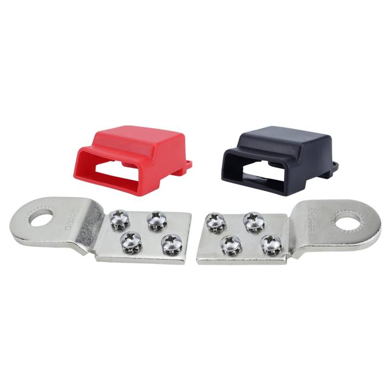 ZYKEJJDDAK 2340 Batterieanschlüsse Montieren Marine Ersatzteile Positiv Und Negativ Für Marine 32 V 100A Zinn Planated Messing Busbars von ZYKEJJDDAK