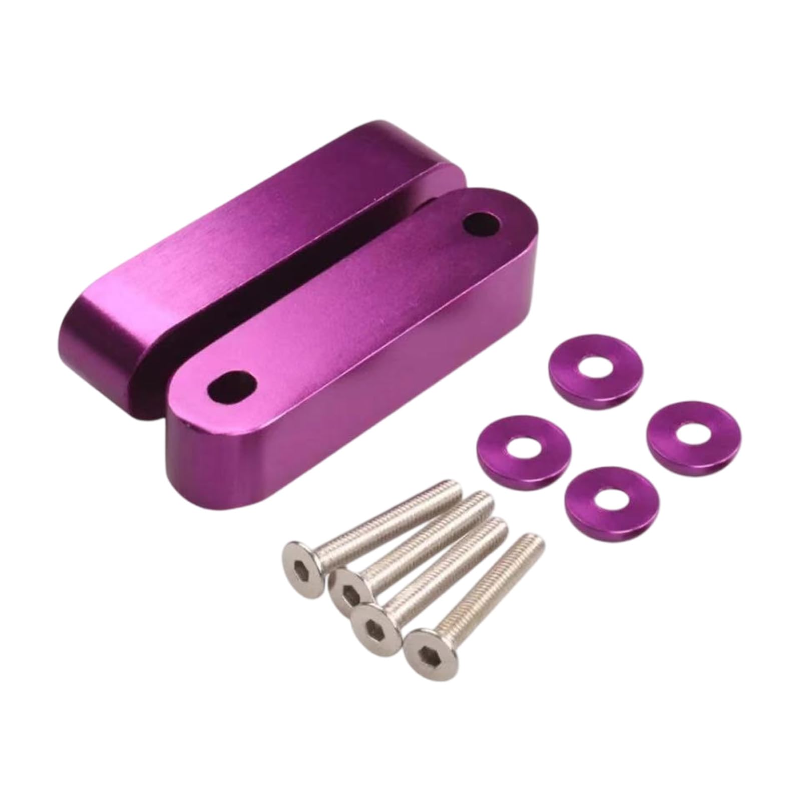 ZYKEJJDDAK Aluminium Rennspazierungen Haubenhaube Vent Abstandshalter 4pcs Waschmaschine Für 92-95 EG / 96-00 EK Autozubehör ZYKEJJDDAK Aluminium Rennspazierungen Haubenhaube Vent Abstandshalter 4pcs Waschmaschine Für 92-95 EG / 96-00 EK Autozubehör von ZYKEJJDDAK
