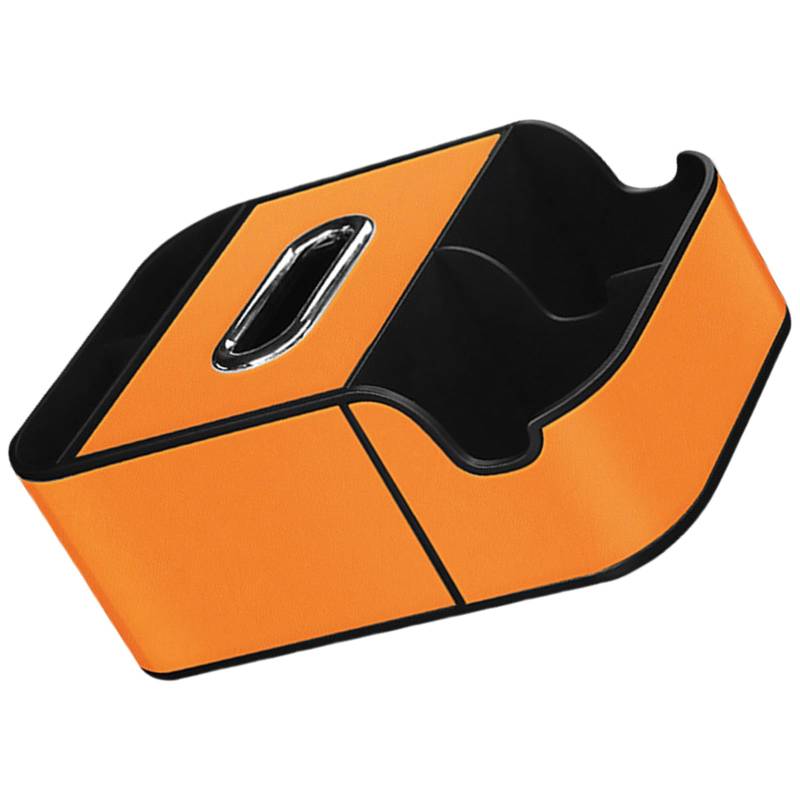 ZYKEJJDDAK Auto Armlehre Zusätzliche Aufbewahrungsbox Autositz Organisatoren Center Konsole Leder Organisatoren Tissue Cup Telefon Slot von ZYKEJJDDAK
