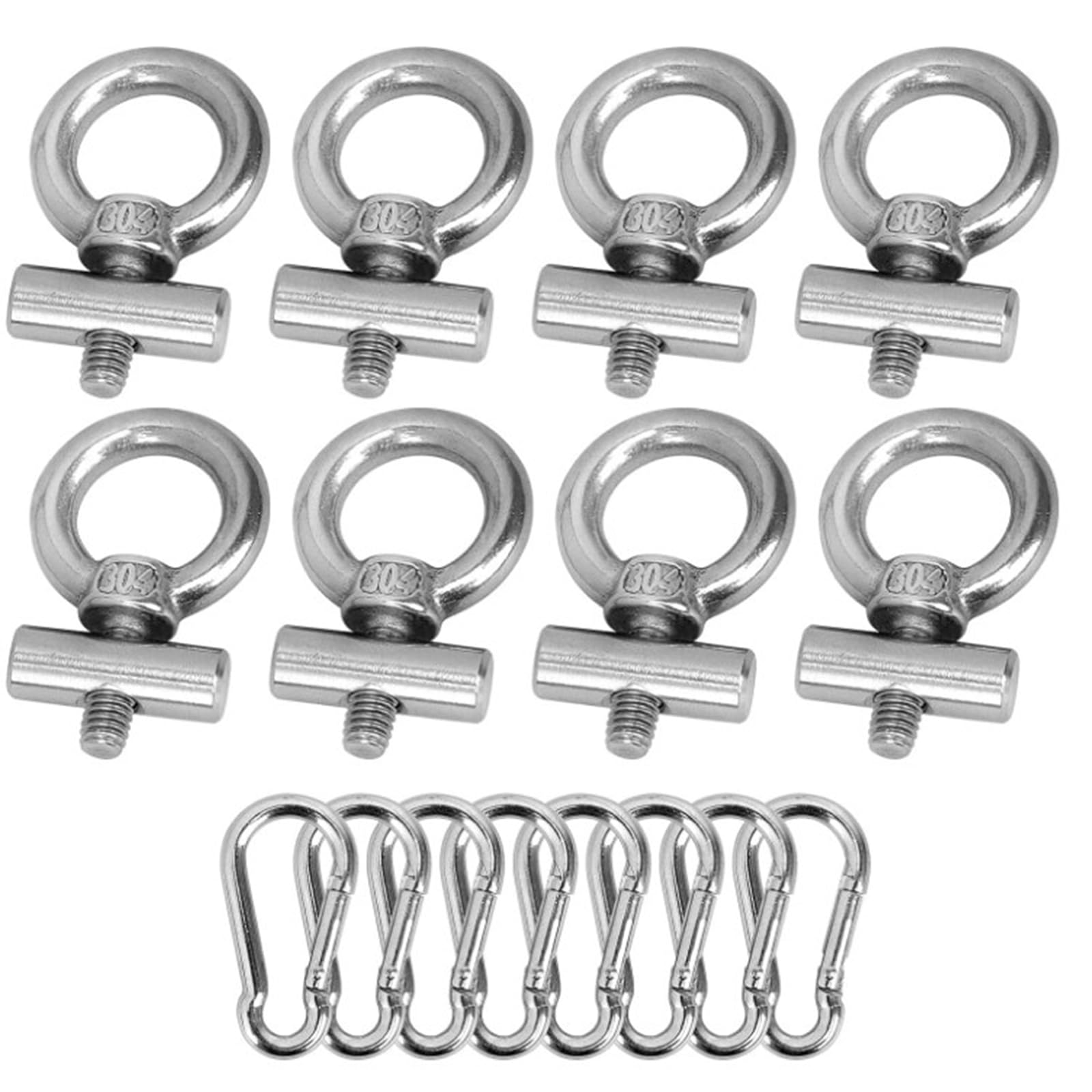 ZYKEJJDDAK Camping Markise Haken Clip Edelstahl Markisenschienen Stopper Mit Carabiner Für Wohnmobile Campervans Caravans ZYKEJJDDAK Camping Markise Haken Clip Edelstahl Markisenschienen Stopper Mit Carabiner Für Wohnmobile Campervans Caravans von ZYKEJJDDAK