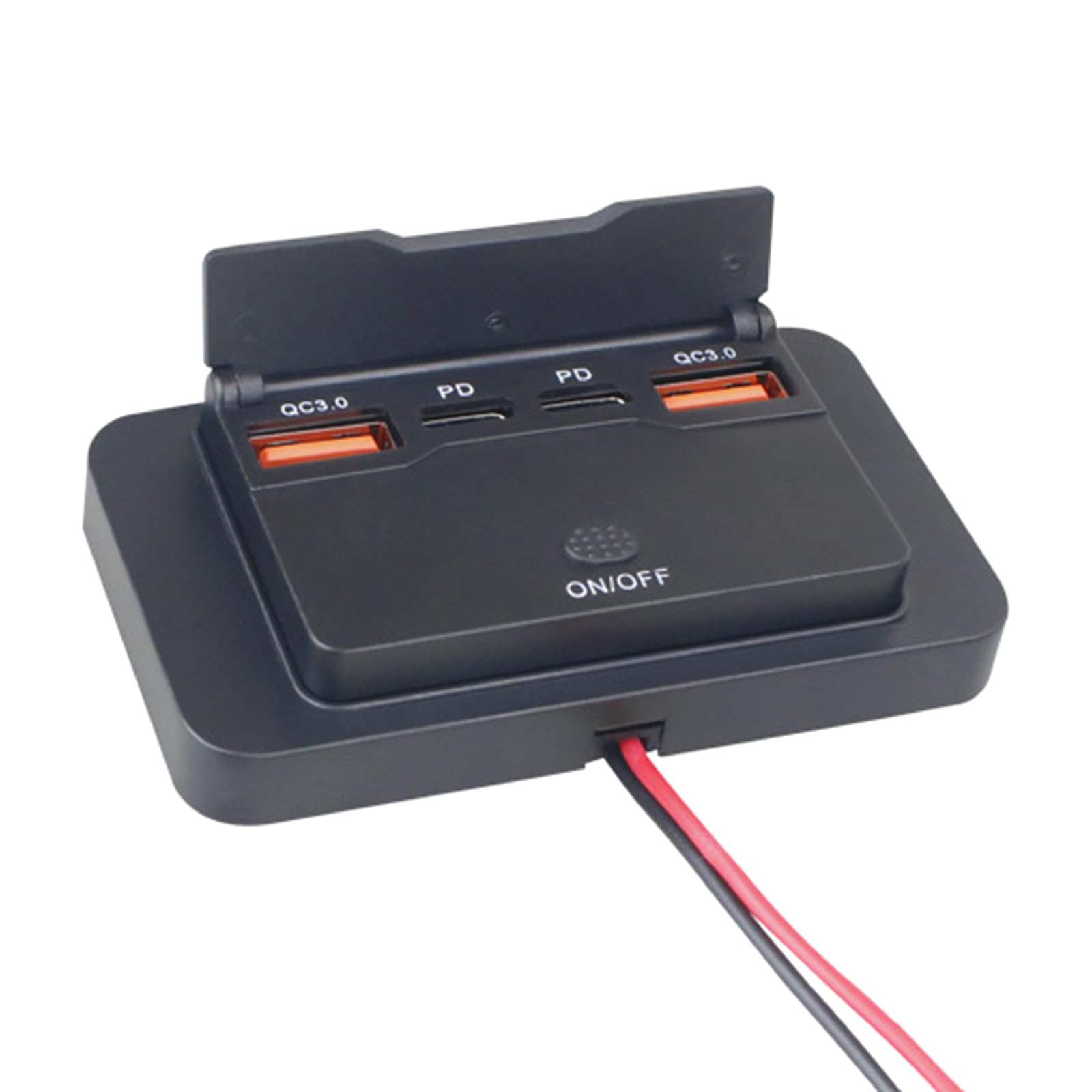 ZYKEJJDDAK Doppelte PD3.0 & QC3.0 USB Ladungen Mit Stromschalter 12 V/24 V Wasserdicht ZYKEJJDDAK Doppelte PD3.0 & QC3.0 USB Ladungen Mit Stromschalter 12 V/24 V Wasserdicht von ZYKEJJDDAK