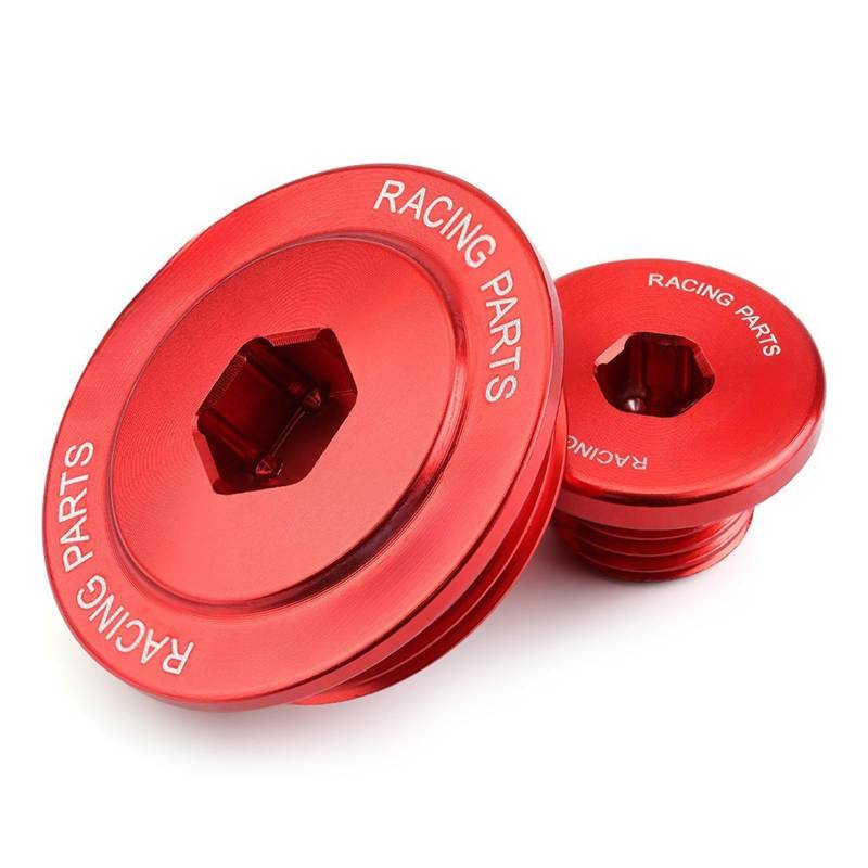 ZYKEJJDDAK Hochvor Einfache Einbaumotor Timing Schrauben Ölfüller Abflussstoppkappen Für CRF450R XR650L XR250R Geeignet von ZYKEJJDDAK