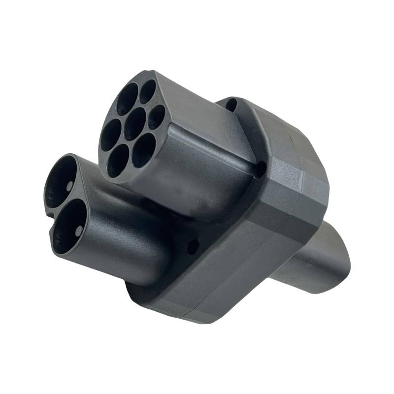 ZYKEJJDDAK Leichter CCS2 Tragbarer CCS2 Ladekonverter Effizienter CCS2 Adapter Kunststoff Einfacher Installation Für Auto von ZYKEJJDDAK