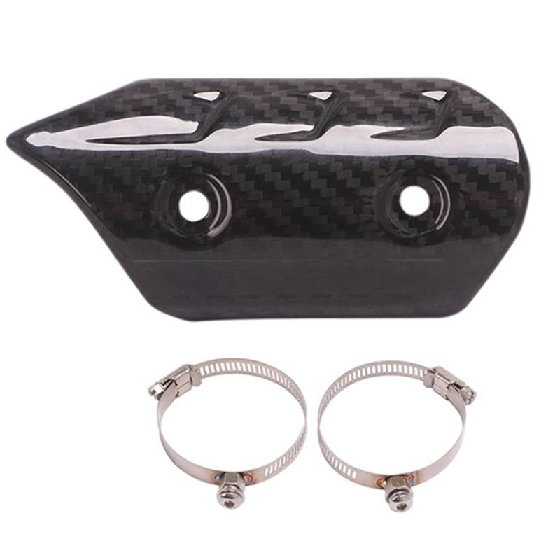 ZYKEJJDDAK Motorradabgase Schalldämpfer Protector Escape Wärmeschildabdeckung Guards Antiscalen Motorradmodifikation von ZYKEJJDDAK