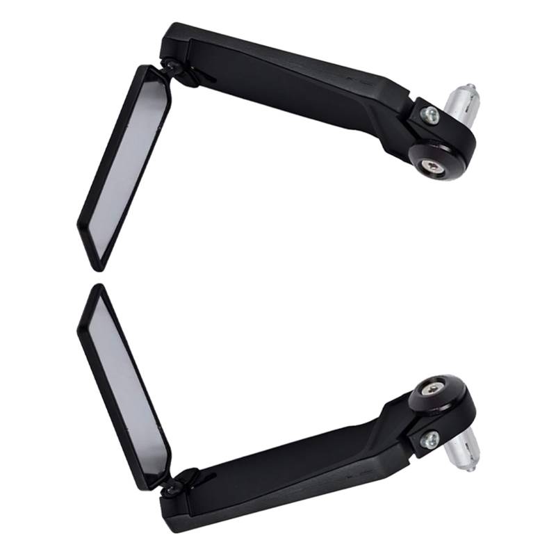 ZYKEJJDDAK Starke Festigkeit Aluminium Seitenreflexion Mit Breitem Ansicht Anti Scratch Glas Dreh Motorradreflexion Für Fahrräder von ZYKEJJDDAK