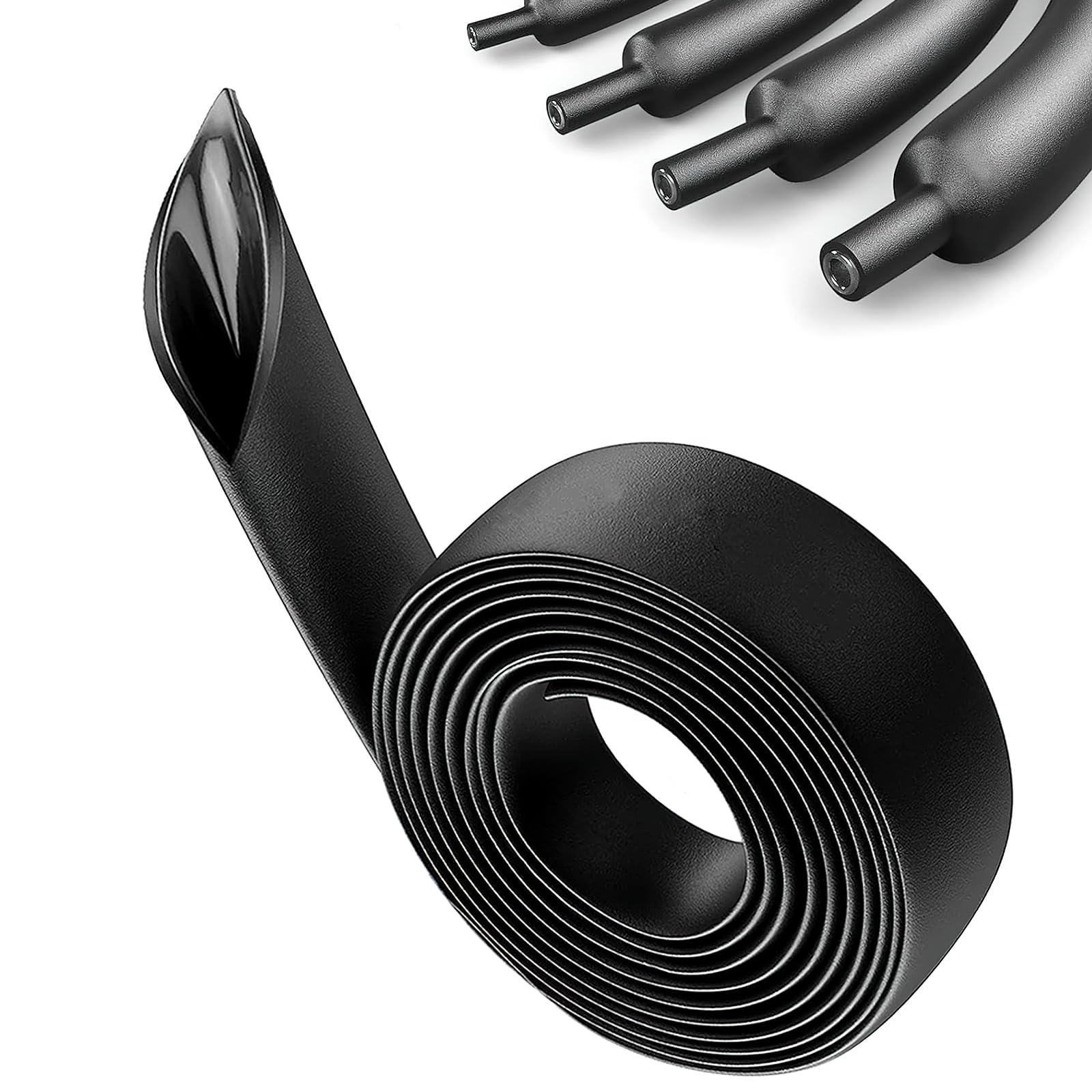 ZYKORT 4:1 Schrumpfschlauch, Ø12MM×2.5M Länge Schrumpfschlauch mit Kleber, Schrumpfschlauch Wasserdicht, Schrumpfschlauch Schwarz für Kabelisolierung, Markierung, Kabelbündelung, Reparaturen ZYKORT 4:1 Schrumpfschlauch, Ø12MM×2.5M Länge Schrumpfschlauch mit Kleber, Schrumpfschlauch Wasserdicht, Schrumpfschlauch Schwarz für Kabelisolierung, Markierung, Kabelbündelung, Reparaturen von ZYKORT