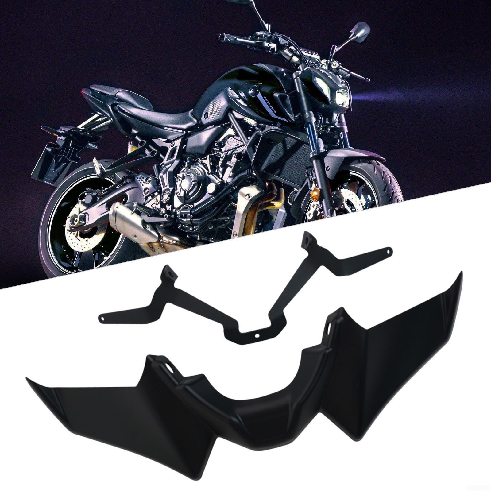 Perfekt entworfen für MT 07 SP Frontspoiler, aerodynamischer Flügelabweiser Perfekt entworfen für MT 07 SP Frontspoiler, aerodynamischer Flügelabweiser von ZYWUOY